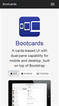 Mobile Screenshot of bootcards.org